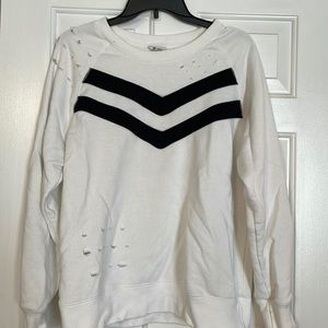 Distressed sweatshirt size Medium